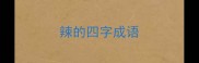 辣的四字成语