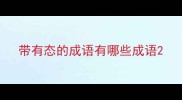带有态的成语有哪些成语