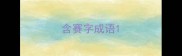 含赛字成语