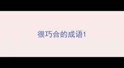 很巧合的成语