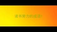 读书努力的成语