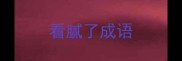看腻了成语
