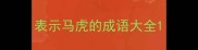 表示马虎的成语大全