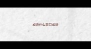 成语什么面目成语
