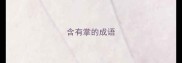 含有掌的成语