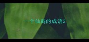 一个仙鹤的成语