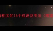 小学必学与碎相关的16个成语及用法附家长辅导指南