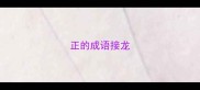 正的成语接龙