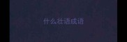 什么壮语成语