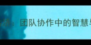 同舟共济团队协作中的智慧与力量
