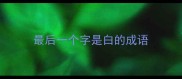最后一个字是白的成语