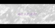 峰什么的成语