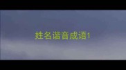 姓名谐音成语