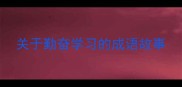 关于勤奋学习的成语故事