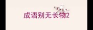成语别无长物