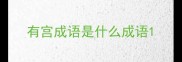 有宫成语是什么成语