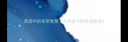成语中的享受智慧从古至今的生活哲学