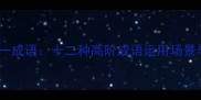 下药打一成语十二种高阶成语运用场景与实战