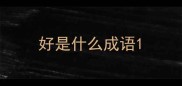 好是什么成语