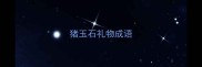 猪玉石礼物成语
