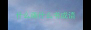 什么画什么书成语