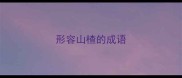 形容山楂的成语