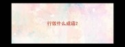行效什么成语