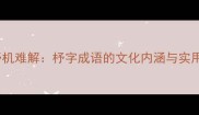 杼机难解杼字成语的文化内涵与实用