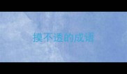 摸不透的成语