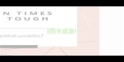 5四字成语