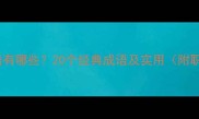 制作相关的成语有哪些20个经典成语及实用附职场应用指南
