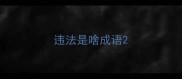 违法是啥成语