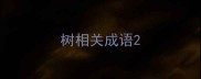 树相关成语
