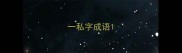 一私字成语
