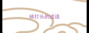 梯打头的成语