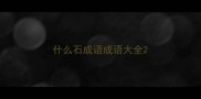 什么石成语成语大全