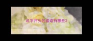 说字开头的成语有哪些
