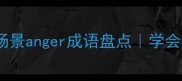 职场家庭网络高频场景anger成语盘点学会这10个表达更得体