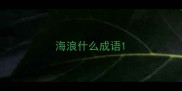 海浪什么成语