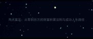 鸡犬富足从零到百万的财富积累法则与成功人生路径