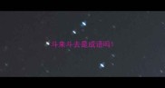 斗来斗去是成语吗