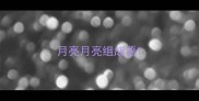 月亮月亮组成语
