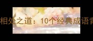 父母与子女的相处之道10个经典成语背后的情感密码