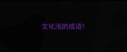 文化浅的成语
