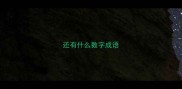 还有什么数字成语