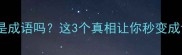 箭在弦上是成语吗这3个真相让你秒变成语达人
