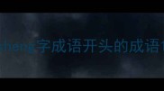 sheng字成语开头的成语
