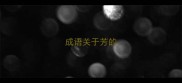 成语关于芳的