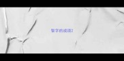 智字的成语