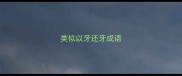 类似以牙还牙成语